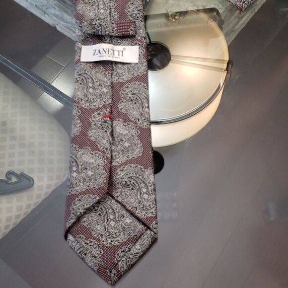 ZANETTI ITALY SILK TIE - Picture 4 of 4